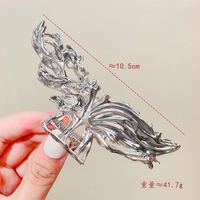 Estilo Coreano Metal Mariposa Arco Geométrico Tiburón Clip Pinza Para El Pelo main image 4