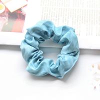 Fashion New Denim Fabric Tie-dye Women's Hair Rope Wholesale sku image 4