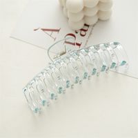 Simple Style New Women's Transparent Geometric Resin Hairpin Shark Clip sku image 3