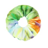 Korean Style Velvet Tie-dye Hair Rope Rubber Band Wholesale main image 5