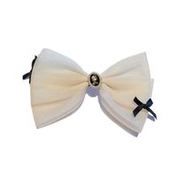 Fashion Fruit Green Bow Pearl Spring Clip Girly Simple Ponytail Hair Clip main image 3