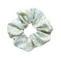 Simple Style Color Of Leaves And Flowers Cloth Hair Rope Wholesale main image 5