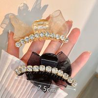 Fashion Double-sided Bow Shaped Small Hair Clip Hair Accessories Side Rhinestone main image 6