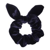 Fashion Non-inverted Velvet Rabbit Ears Solid 
color Hair Rope sku image 8