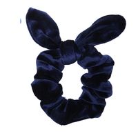 Fashion Non-inverted Velvet Rabbit Ears Solid 
color Hair Rope sku image 7