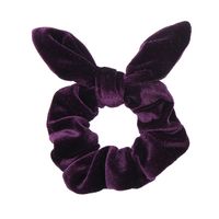 Fashion Non-inverted Velvet Rabbit Ears Solid 
color Hair Rope sku image 16