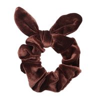 Fashion Non-inverted Velvet Rabbit Ears Solid 
color Hair Rope sku image 15