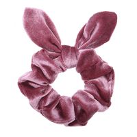 Fashion Non-inverted Velvet Rabbit Ears Solid 
color Hair Rope sku image 5