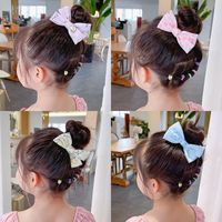 Korean Style Summer Children's Flower Updo Rod Headband Hair Accessories main image 4