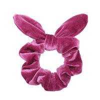 Fashion Non-inverted Velvet Rabbit Ears Solid 
color Hair Rope sku image 10