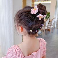 Korean Style Summer Children's Flower Updo Rod Headband Hair Accessories main image 6