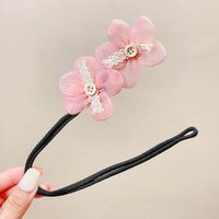 Korean Style Summer Children's Flower Updo Rod Headband Hair Accessories sku image 6