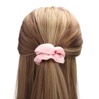 Simple Velet Solid Color Hair Rope Wholesale main image 4