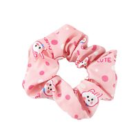 Spring And Summer New Rabbit Head Printing Children's Rubber Band Hair Rope main image 4