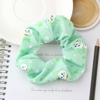 Spring And Summer New Rabbit Head Printing Children's Rubber Band Hair Rope sku image 3