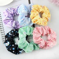 Spring And Summer New Rabbit Head Printing Children's Rubber Band Hair Rope main image 5