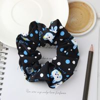 Spring And Summer New Rabbit Head Printing Children's Rubber Band Hair Rope sku image 5