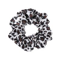 New Simple Vintage Leopard Print Cloth Hair Rope Wholesale sku image 1