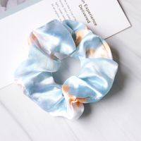 Printemps Et Été Nouveau Tulle Satin Tie-dye Dames Cheveux Corde Bande De Caoutchouc sku image 1