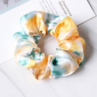 Spring And Summer New Tulle Satin Tie-dye Ladies Hair Rope Rubber Band sku image 5