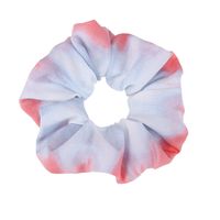Spring And Summer New Tulle Satin Tie-dye Ladies Hair Rope Rubber Band sku image 22