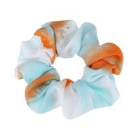 Spring And Summer New Tulle Satin Tie-dye Ladies Hair Rope Rubber Band sku image 21