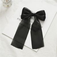 Korean Style Women's Summer Ribbon Bowknot Duckbill Clip Fabric Hair Accessories sku image 2