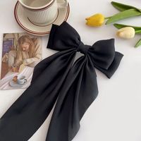 Korean Style Satin Bow Ribbon Hairpin Cloth Clip Hair Accessories sku image 5