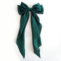 Korean Style Satin Bow Ribbon Hairpin Cloth Clip Hair Accessories main image 6