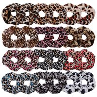 Korean Style Flannel Leopard Print Hair Rope Headdress Wholesale main image 6