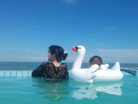 Großhandel Aufblasbare Weiß Schwan Sitz Geformt Flamingo Kinder Schwimmen Ring Kinder main image 3