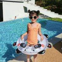 Wholesale Children's Inflatable Three-dimensional Handle Swimming Baby Panda Water Ring main image 3
