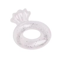 Fashion Thickened Sequined Pedestal Ring Underarm Swimming Ring Children Mermaid Shaped main image 3