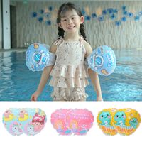 Fashion Buckle Inflatable Children Arm Floats Dinosaur Shaped Sleeves main image 3