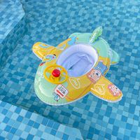 لطيف الأطفال طائرة على شكل الطفل السباحة الدائري سميكة main image 5