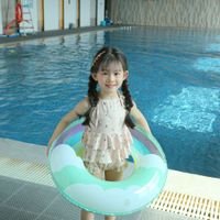 Fashion Thickened Sequins Children Rainbow Clouds Travel Swim Ring main image 5