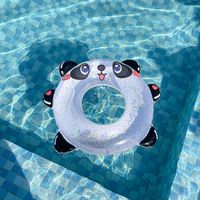 Wholesale Children's Inflatable Three-dimensional Handle Swimming Baby Panda Water Ring main image 2