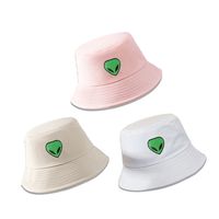 New Fashion Wide Brim Alien Pattern Sun-proof Bucket Hat main image 3