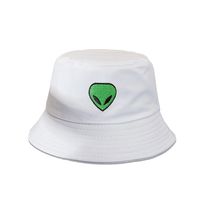 New Fashion Wide Brim Alien Pattern Sun-proof Bucket Hat sku image 1