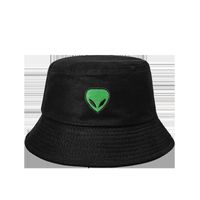 New Fashion Wide Brim Alien Pattern Sun-proof Bucket Hat main image 5
