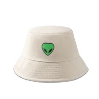 New Fashion Wide Brim Alien Pattern Sun-proof Bucket Hat sku image 4