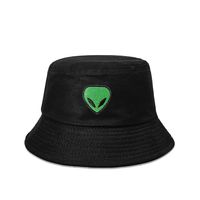 New Fashion Wide Brim Alien Pattern Sun-proof Bucket Hat sku image 3