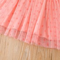 2022 Summer Pink Dress Little Girl Princess Dress Tulle Skirt main image 3
