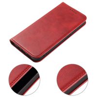 Suitable  13 Phone Leather Case Calf Pattern Magnetic Flip Protective Case main image 4