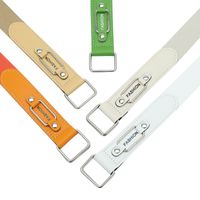 Basic Solid Color Iron Unisex Leather Belts main image 3