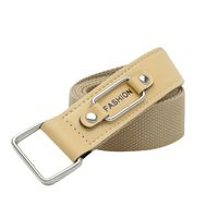 Basic Solid Color Iron Unisex Leather Belts main image 2
