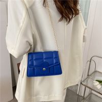 Fashion Ladies' New Shoulder Snap Button Small Square Crossbody Bag main image 4