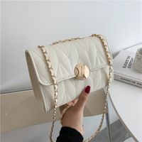 New Fashion Casual Rhombus Chain Simple Crossbody Small Square Bag main image 1