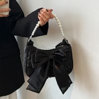 Fashion Women's New Shoulder Messenger Pearl Chain Underarm Bag main image 6