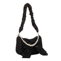 Fashion Women's New Shoulder Messenger Pearl Chain Underarm Bag main image 2